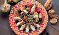 Huevos a la jardinera con anchoas